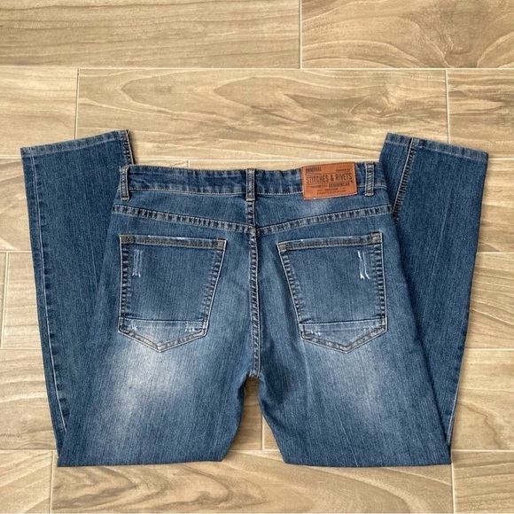 Stitches & Rivets Slim Fit Jeans | Size 32 - Picture 5 of 6